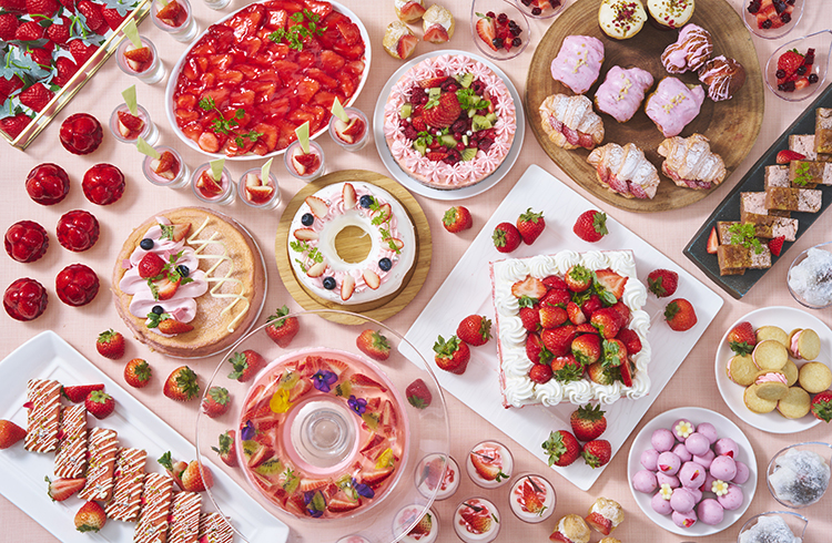 ストロベリースイーツビュッフェ　～イチゴを堪能する4カ月～