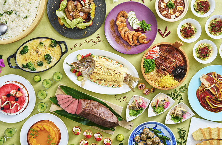 【SUI(首里)グルメ】ランチ＆ディナービュッフェ新春の饗宴　～春の訪れを感じる料理と共に～